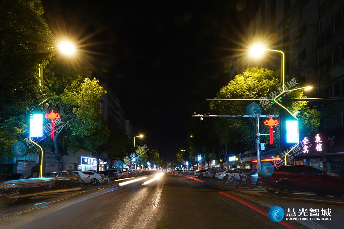 随州市解放路步行街5G多功能智慧灯杆项目