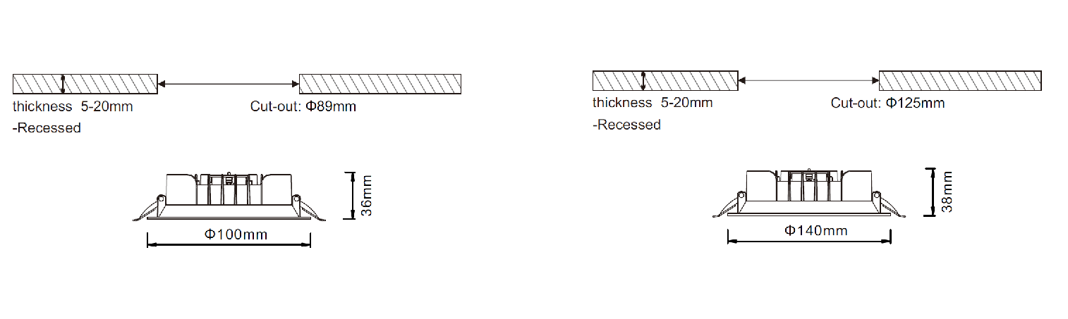 LED嵌入式筒灯 Boma系列(图1)