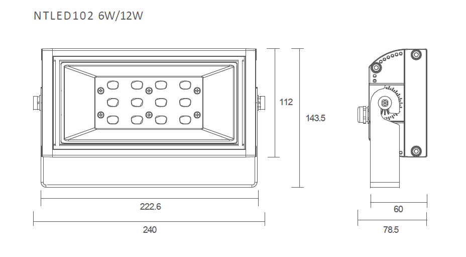 LED区间隧道灯 NTLED102系列(图1) LED区间隧道灯 NTLED102系列(图1)